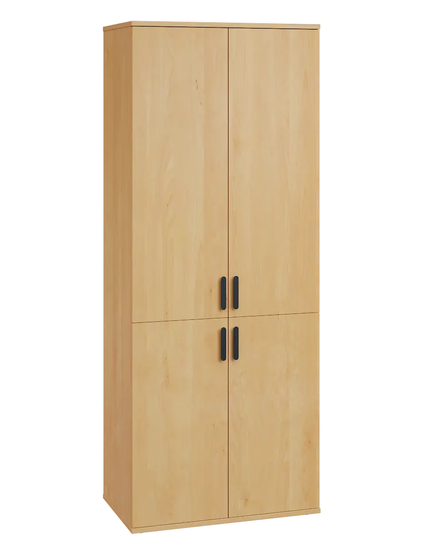 LN 5 - 74D kancelářská skříň, 4-dveřová, 1822x720x400, javor horský